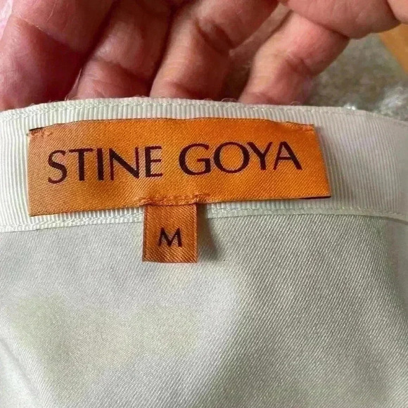 New Stine Goya Arwen Multicolor Pastel Ombre Sequin Midi Skirt Size Medium - Picture 8 of 9